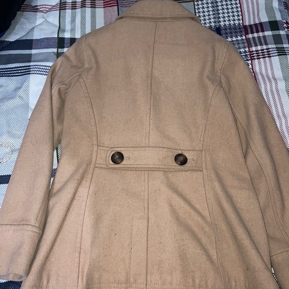 Camel Brown Old Navy Pea Coat - Picture 3 of 3